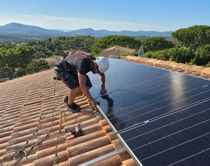 Installateur panneaux solaires Champagnac-de-Belair — pose photovoltaïque sur toiture