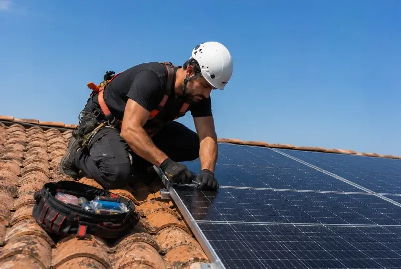 Maintenance et monitoring de panneaux solaires à Champagnac-de-Belair